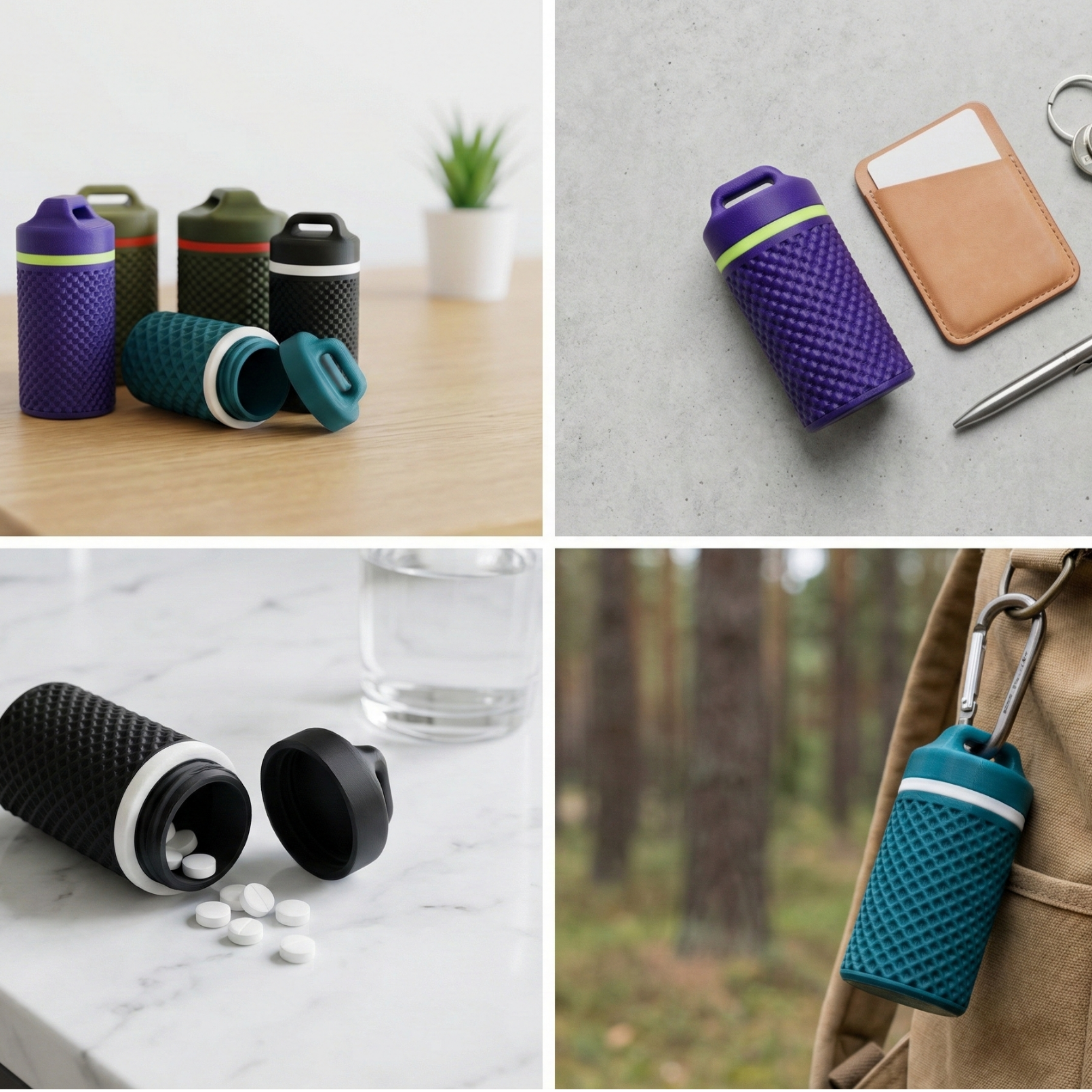 Små beholdere og kasser