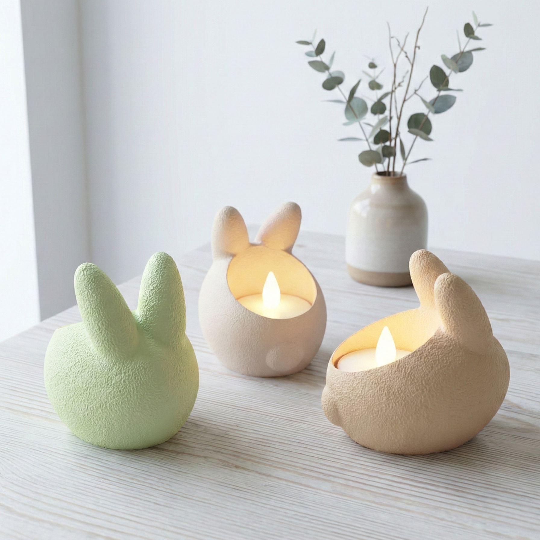 Sabre Design Påskehare fyrfadsstage